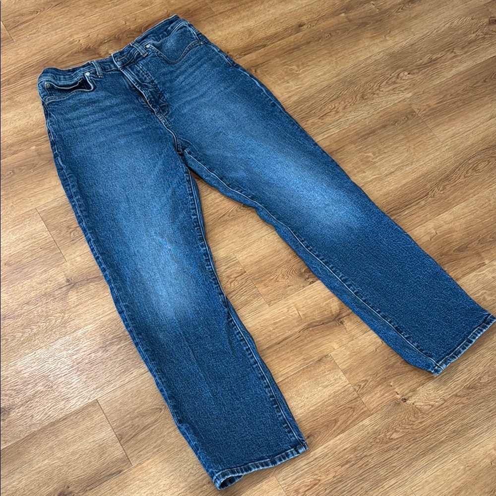 Madewell 90s straight Classic Blue Denim Jeans